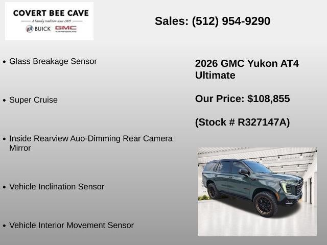 2026 GMC Yukon 4WD 4dr AT4 Ultimate
