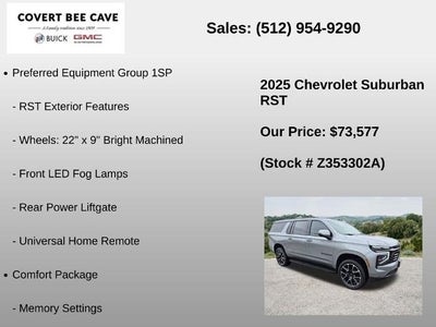2025 Chevrolet Suburban 4WD RST