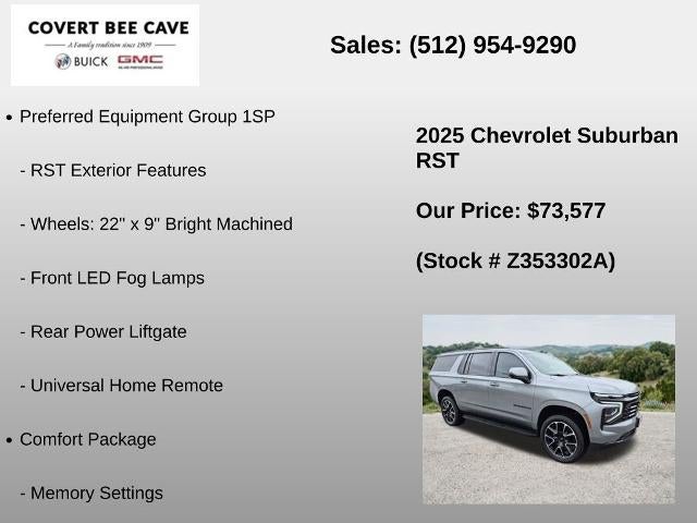 2025 Chevrolet Suburban 4WD RST