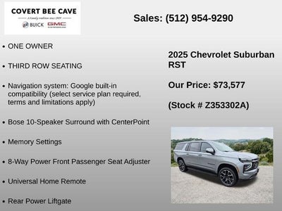 2025 Chevrolet Suburban 4WD RST