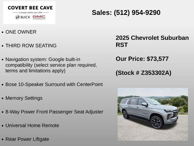 2025 Chevrolet Suburban 4WD RST