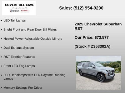 2025 Chevrolet Suburban 4WD RST