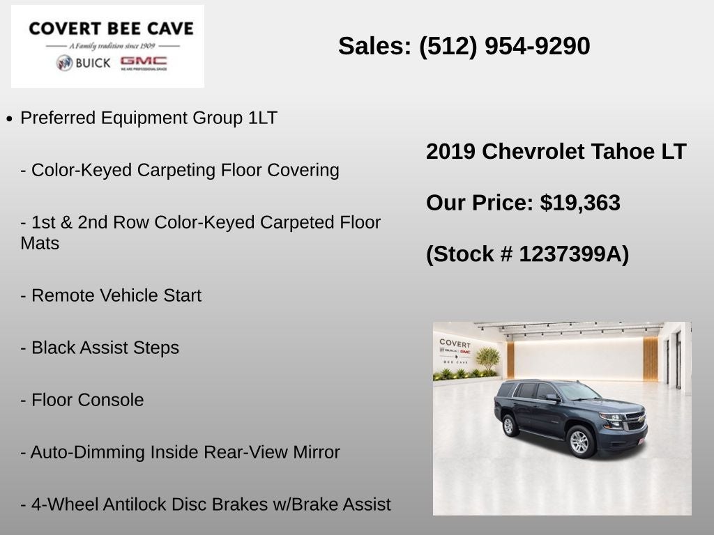 2019 Chevrolet Tahoe LT
