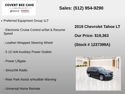 2019 Chevrolet Tahoe LT