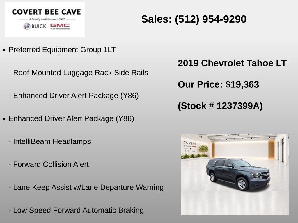 2019 Chevrolet Tahoe LT