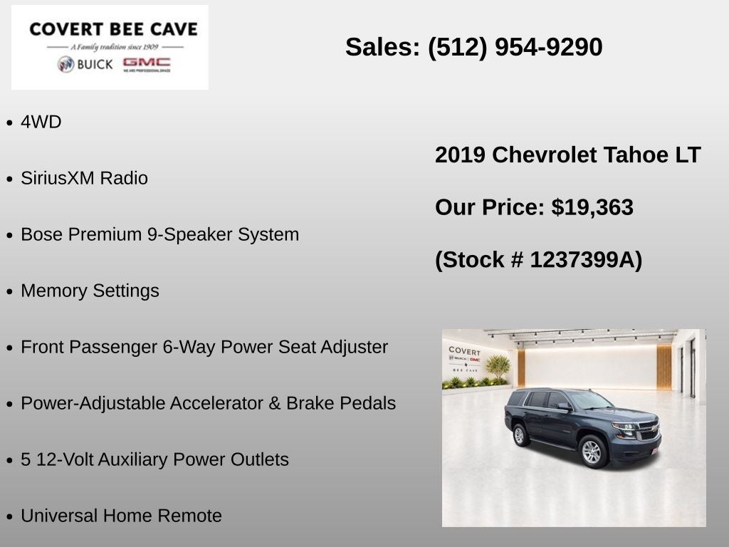2019 Chevrolet Tahoe LT