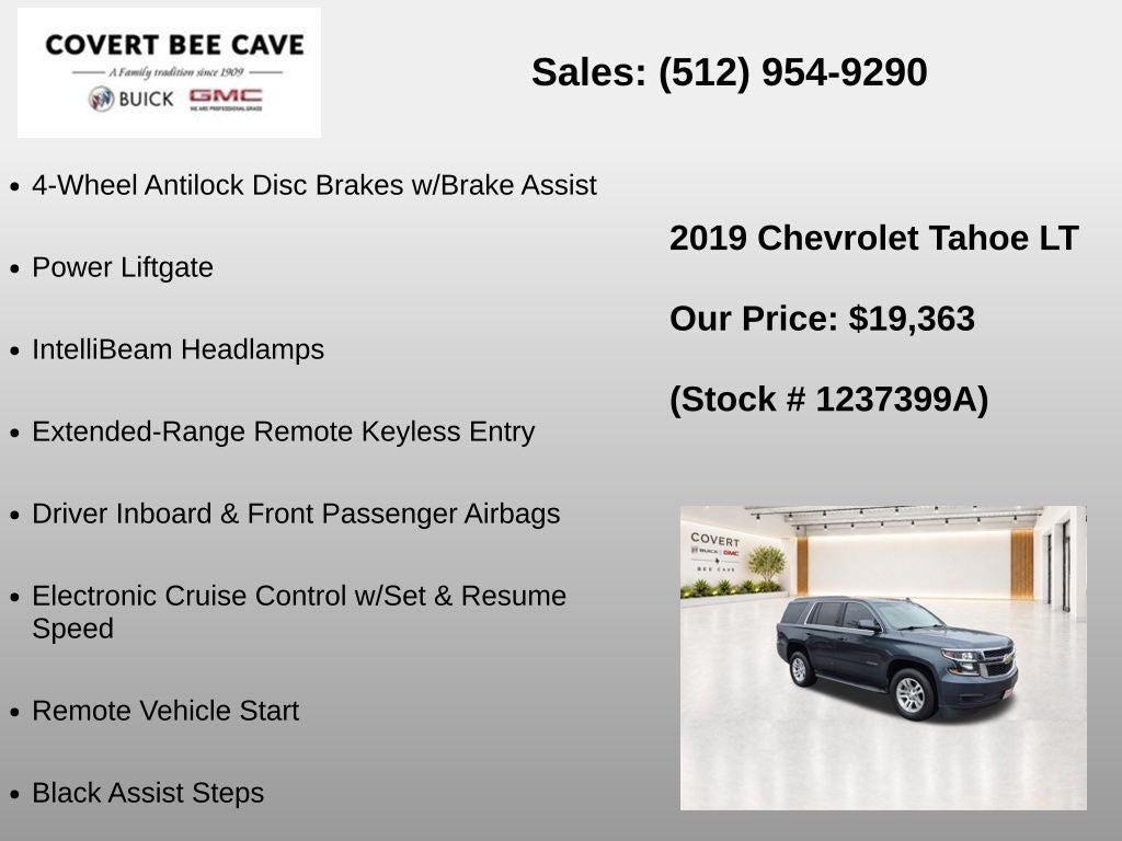 2019 Chevrolet Tahoe LT