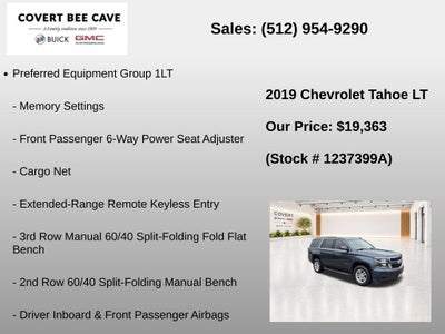 2019 Chevrolet Tahoe LT