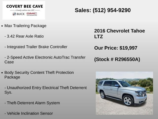 2016 Chevrolet Tahoe 4WD LTZ