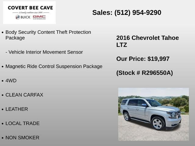 2016 Chevrolet Tahoe 4WD LTZ