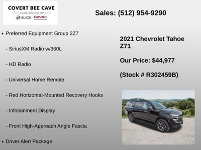 2021 Chevrolet Tahoe 4WD Z71