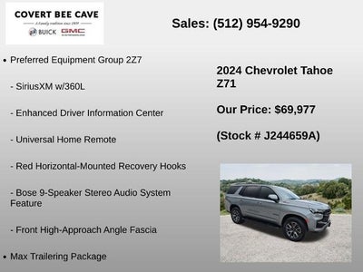 2024 Chevrolet Tahoe 4WD Z71