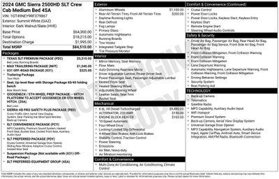 2024 GMC Sierra 2500HD SLT
