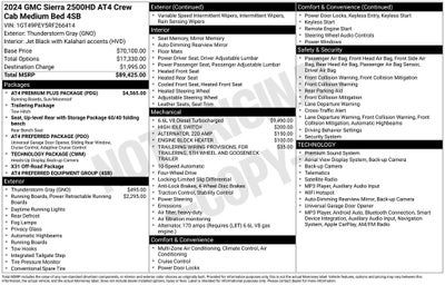 2024 GMC Sierra 2500HD AT4