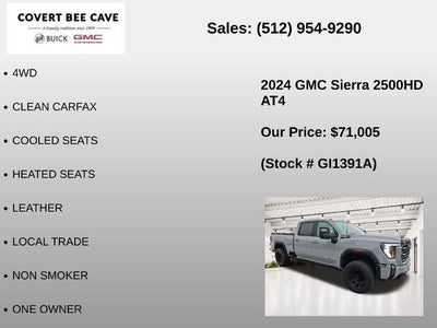 2024 GMC Sierra 2500 HD Crew Cab Standard Box 4-Wheel Drive AT4