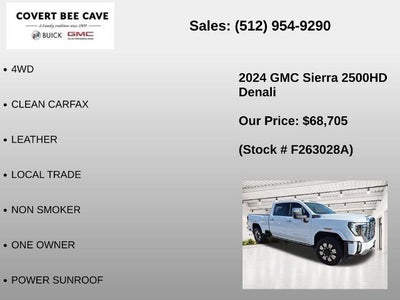 2024 GMC Sierra 2500 HD Crew Cab Standard Box 4-Wheel Drive Denali
