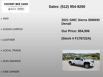 2021 GMC Sierra 3500HD Crew Cab Long Box 4-Wheel Drive Denali