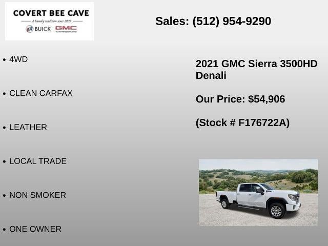 2021 GMC Sierra 3500HD Crew Cab Long Box 4-Wheel Drive Denali