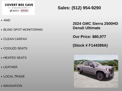 2024 GMC Sierra 2500 HD Crew Cab Standard Box 4-Wheel Drive Denali Ultimate