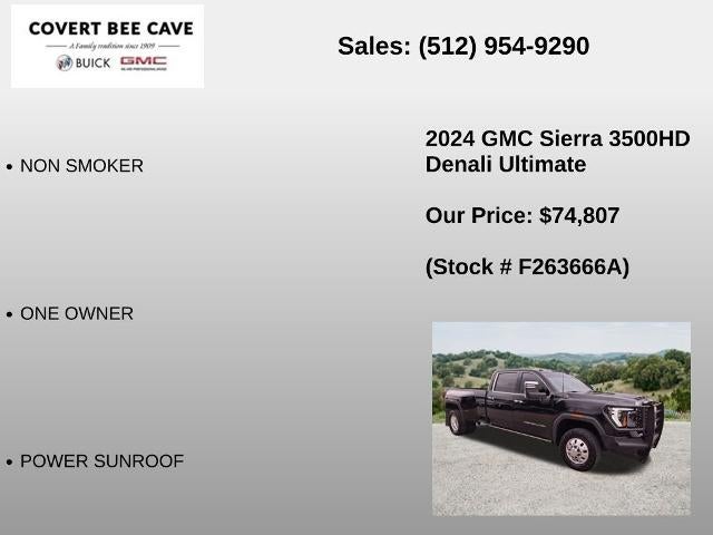 2024 GMC Sierra 3500HD Crew Cab Long Box 4-Wheel Drive Denali Ultimate
