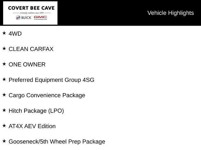 2025 GMC Sierra 2500 HD Crew Cab Standard Box 4-Wheel Drive AT4X