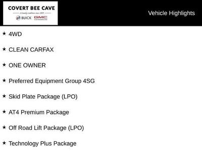 2023 GMC Canyon Crew Cab Short Box 4-Wheel Drive AT4