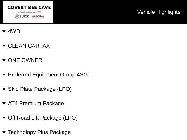 2023 GMC Canyon Crew Cab Short Box 4-Wheel Drive AT4