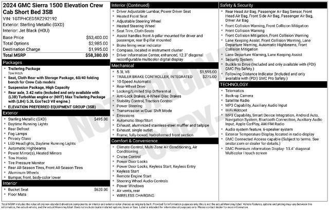 2024 GMC Sierra 1500 Crew Cab Short Box 2-Wheel Drive Elevation