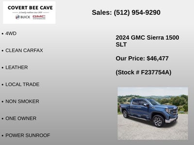 2024 GMC Sierra 1500 Crew Cab Short Box 4-Wheel Drive SLT