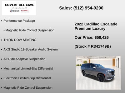 2022 Cadillac Escalade Premium Luxury