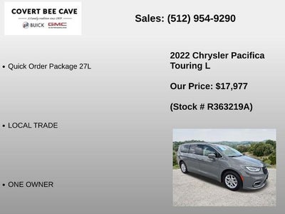 2022 Chrysler Pacifica Touring L FWD