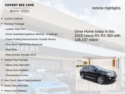 2015 Lexus RX 350
