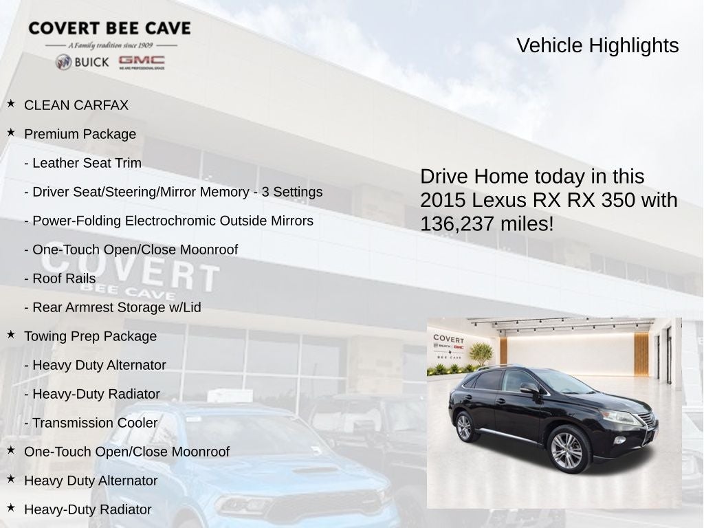 2015 Lexus RX 350