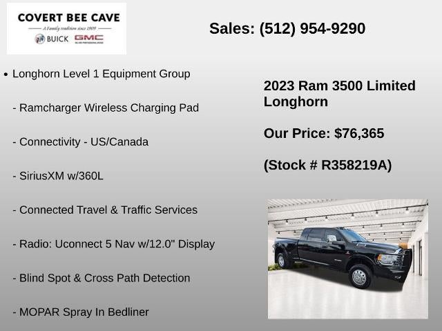 2023 RAM 3500 Longhorn 4x4 Mega Cab 6'4" Box
