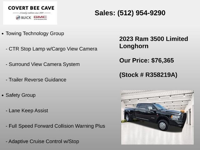 2023 RAM 3500 Longhorn 4x4 Mega Cab 6'4" Box