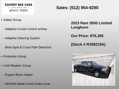 2023 RAM 3500 Longhorn 4x4 Mega Cab 6'4" Box
