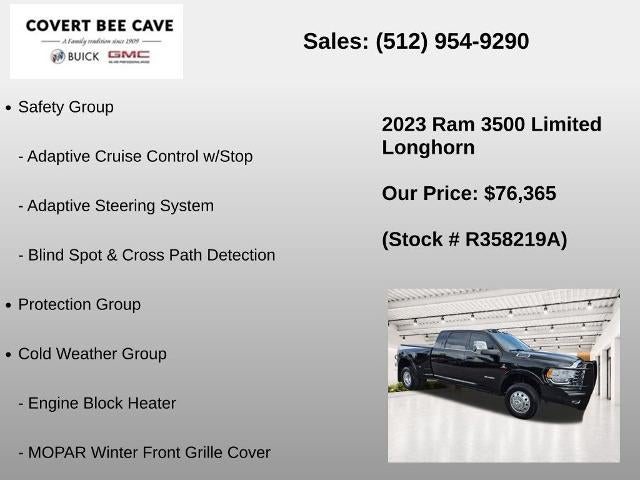 2023 RAM 3500 Longhorn 4x4 Mega Cab 6'4" Box