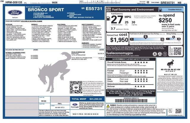 2025 Ford Bronco Sport Big Bend 4x4