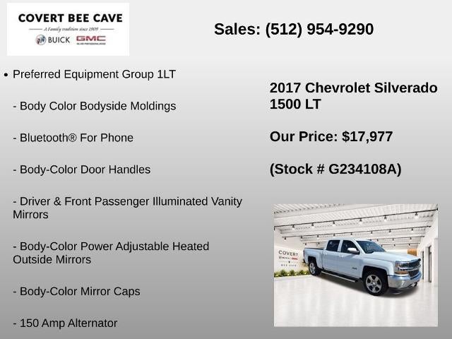 2017 Chevrolet Silverado 1500 Crew Cab Short Box 2-Wheel Drive LT