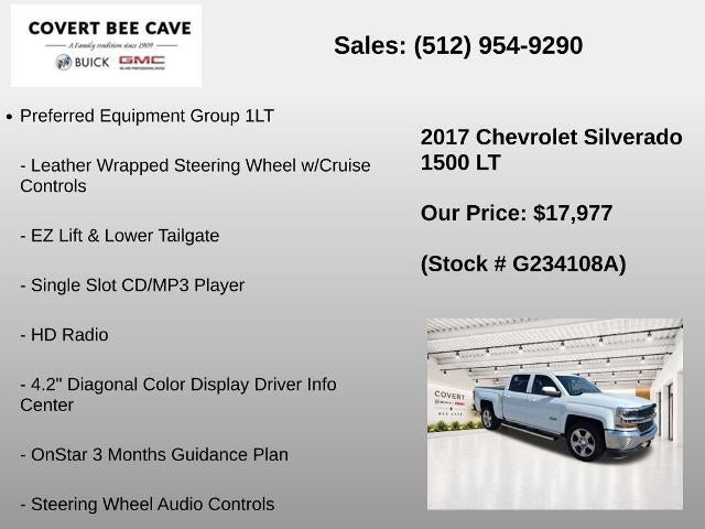 2017 Chevrolet Silverado 1500 Crew Cab Short Box 2-Wheel Drive LT