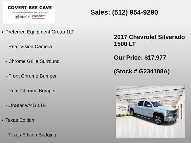 2017 Chevrolet Silverado 1500 Crew Cab Short Box 2-Wheel Drive LT