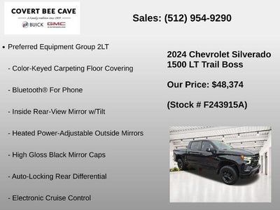 2024 Chevrolet Silverado 1500 Crew Cab Short Box 4-Wheel Drive LT Trail Boss