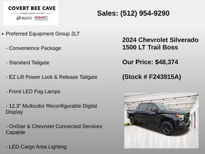 2024 Chevrolet Silverado 1500 Crew Cab Short Box 4-Wheel Drive LT Trail Boss