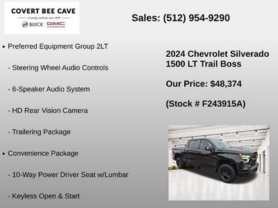 2024 Chevrolet Silverado 1500 Crew Cab Short Box 4-Wheel Drive LT Trail Boss