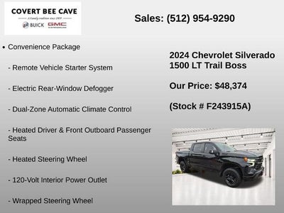 2024 Chevrolet Silverado 1500 Crew Cab Short Box 4-Wheel Drive LT Trail Boss