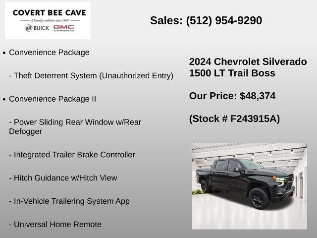 2024 Chevrolet Silverado 1500 Crew Cab Short Box 4-Wheel Drive LT Trail Boss