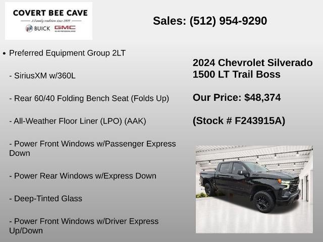 2024 Chevrolet Silverado 1500 Crew Cab Short Box 4-Wheel Drive LT Trail Boss