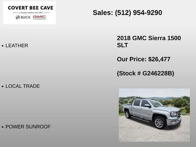 2018 GMC Sierra 1500 Crew Cab Short Box 2-Wheel Drive SLT