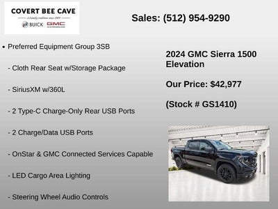 2024 GMC Sierra 1500 Crew Cab Short Box 2-Wheel Drive Elevation