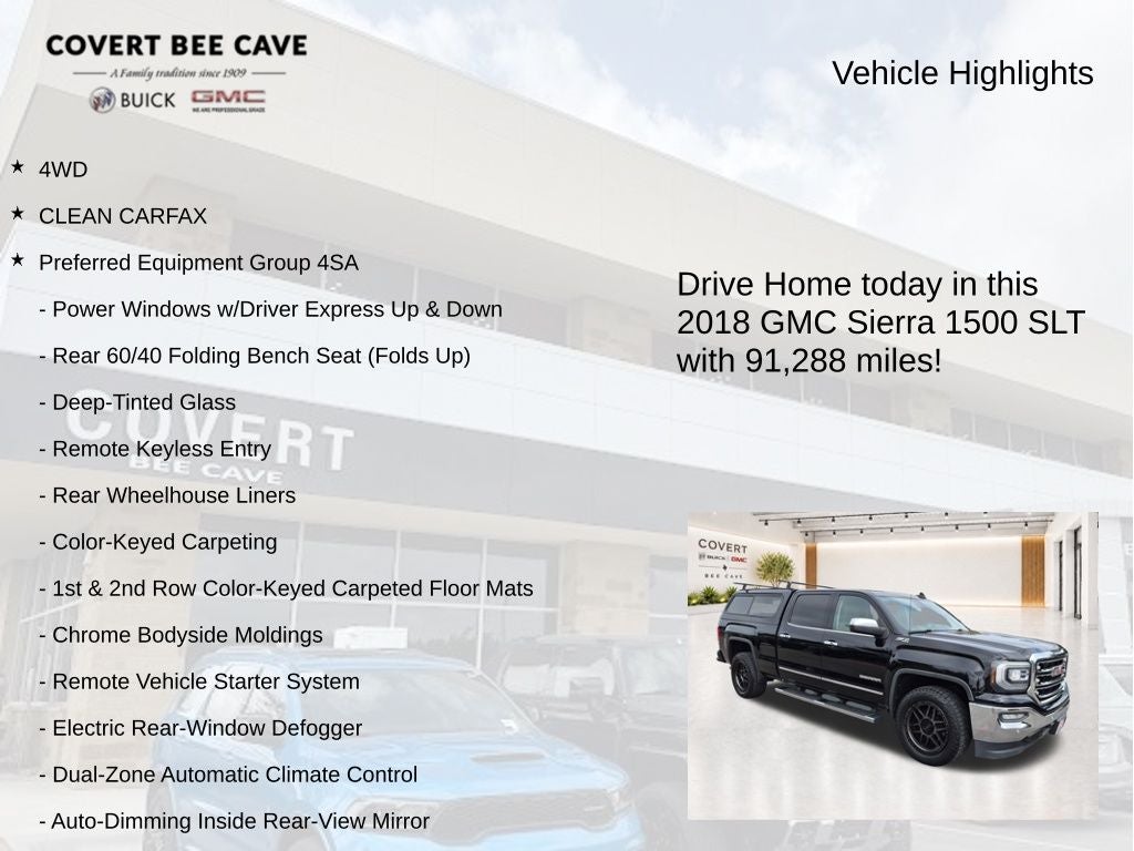 2018 GMC Sierra 1500 SLT